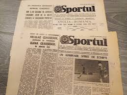 Ziarul Sportul din ziua celebrului Anglia - România de pe Wembley - 11 septembrie 1985 (cu echipele de start) și ziarul Sportul de după meci, din 14 septembrie 1985. Preț pentru ambele